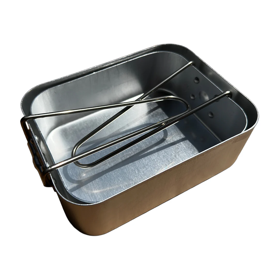 2 x Aluminium Mess Tins - Image 2