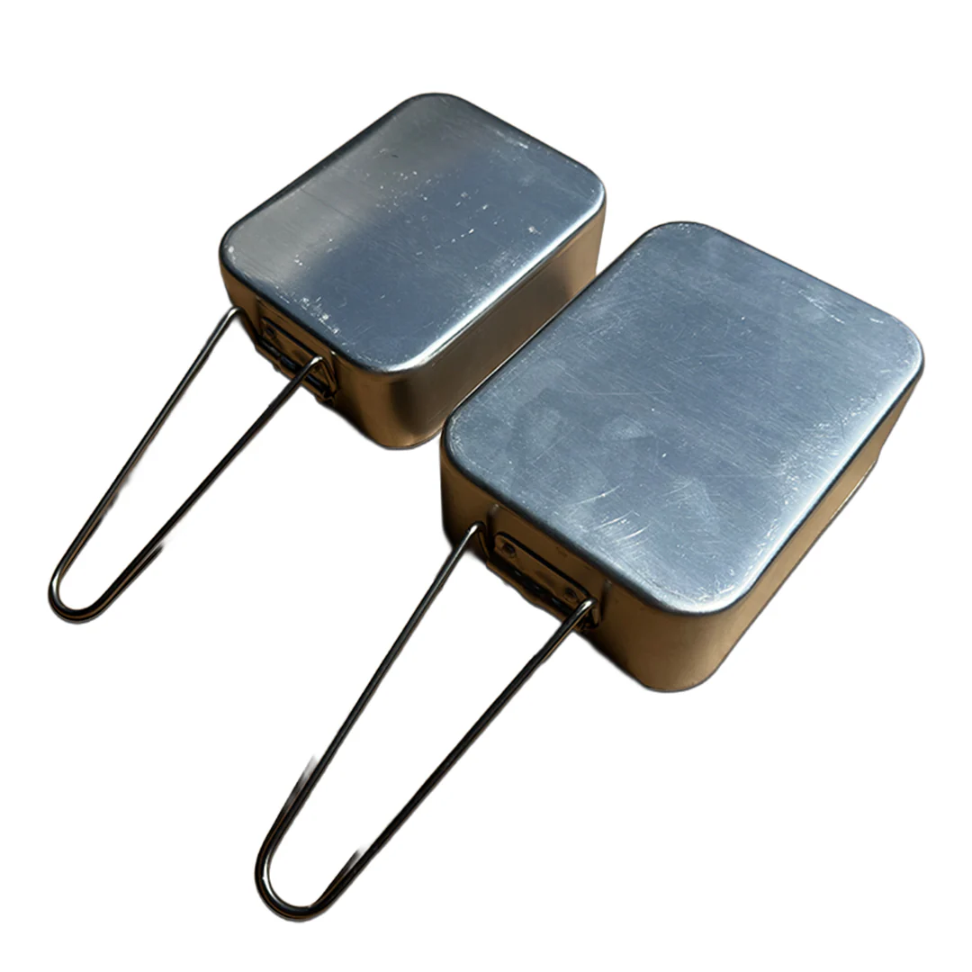 2 x Aluminium Mess Tins - Image 3