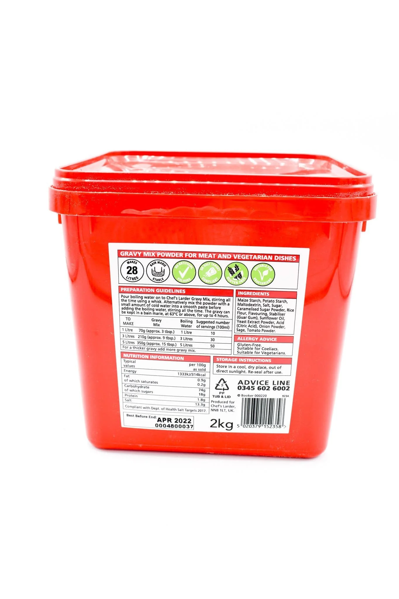 2KG Gravy Mix - Bulk Food Ration Storage - Image 2