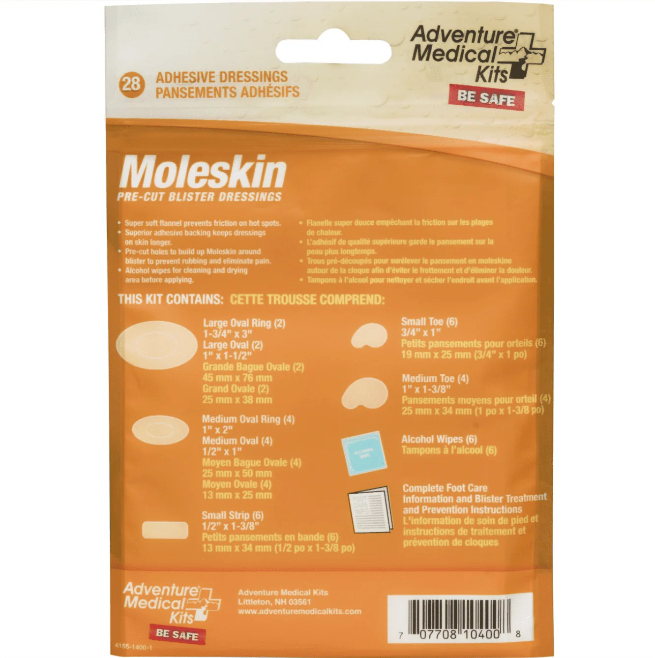 Adventure Medical Kits Moleskin Pre Cut Blister Dressings - Image 6