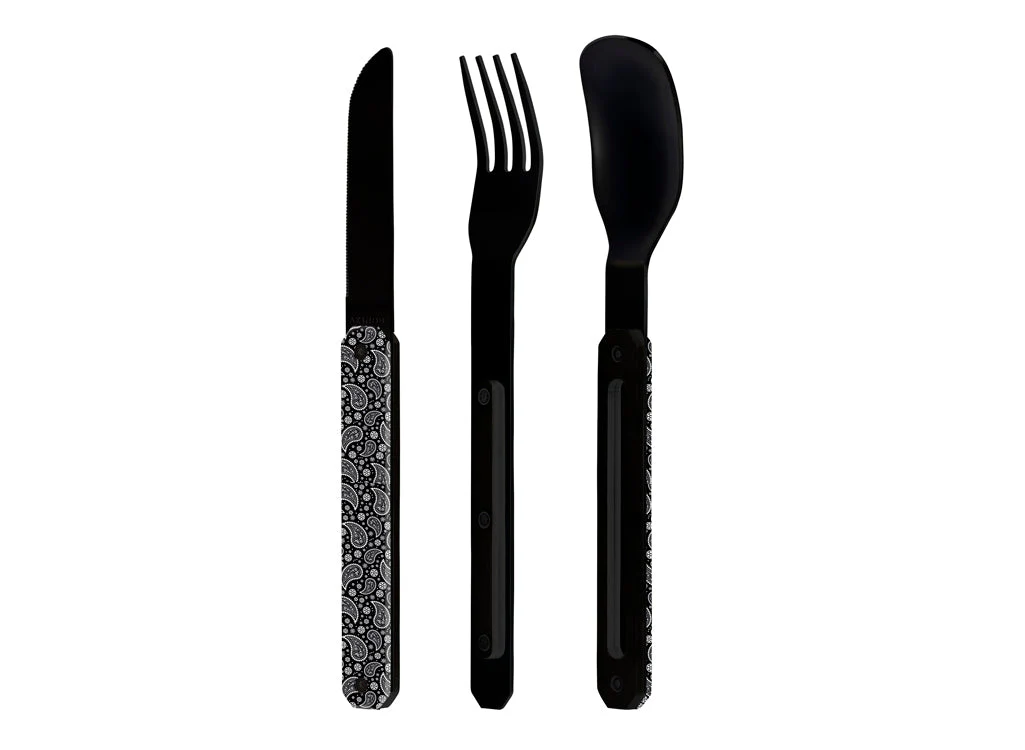Akinod Straight Magnetic Cutlery (Black Mirror Finish) - Image 5