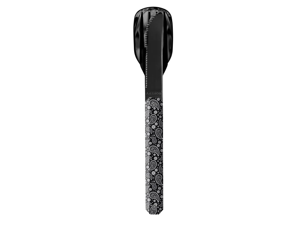 Akinod Straight Magnetic Cutlery (Black Mirror Finish) - Image 6