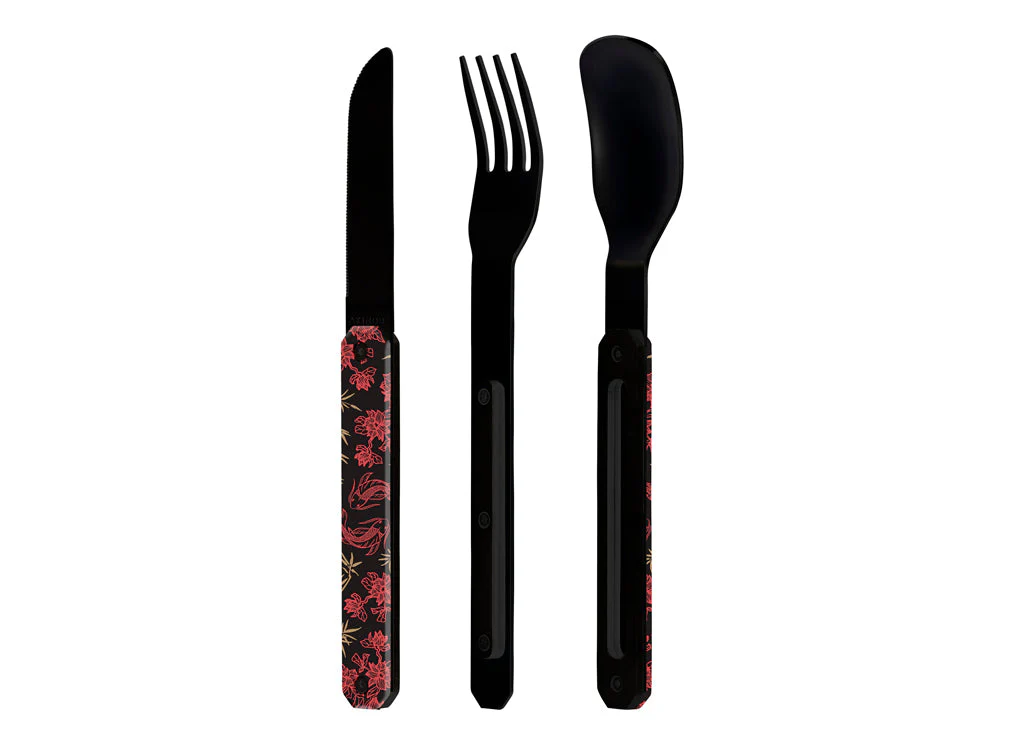 Akinod Straight Magnetic Cutlery (Black Mirror Finish) - Image 7
