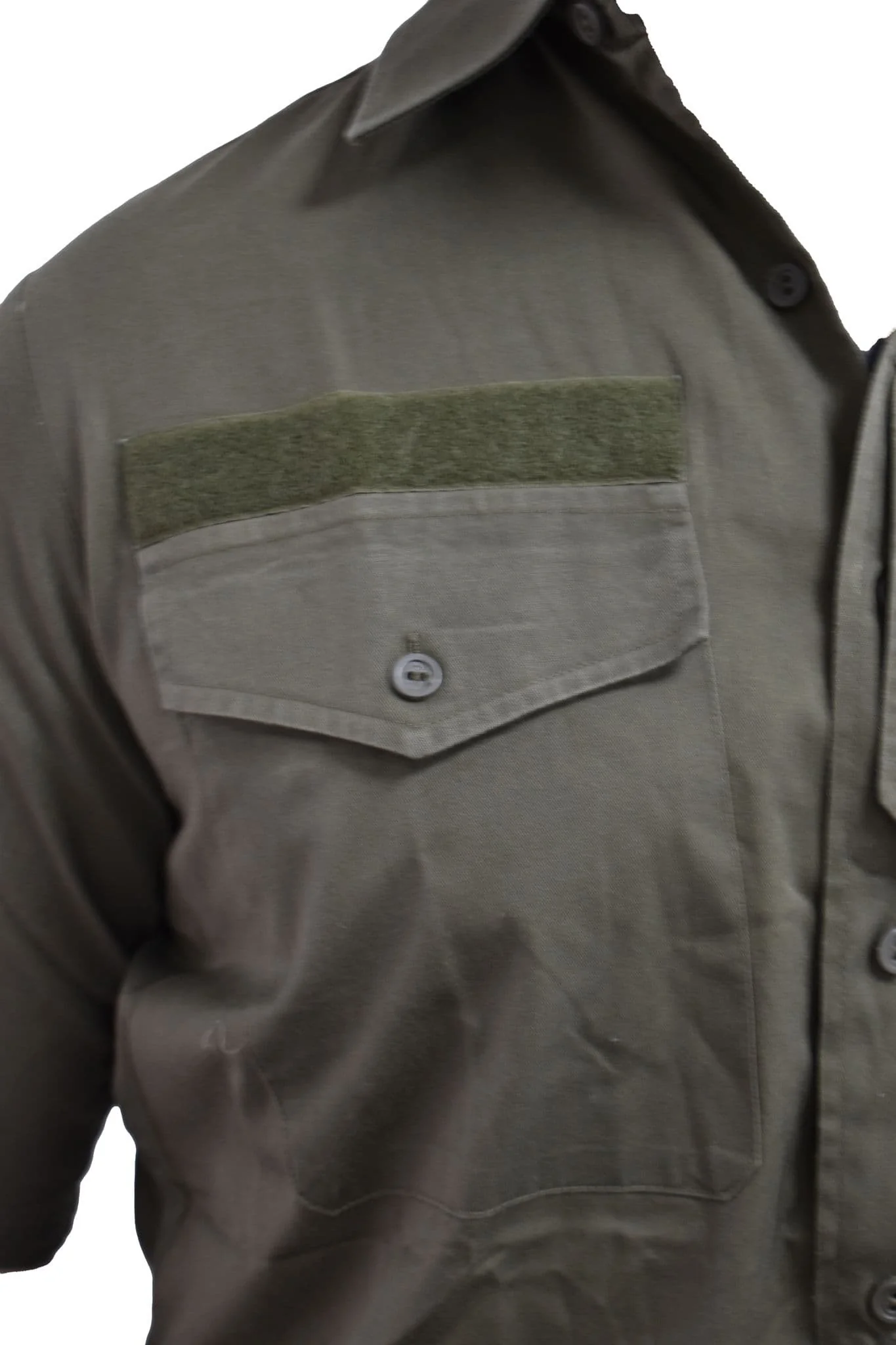 Austrian Military Lightweight Olive Green Short Sleeve Shirt - Image 5