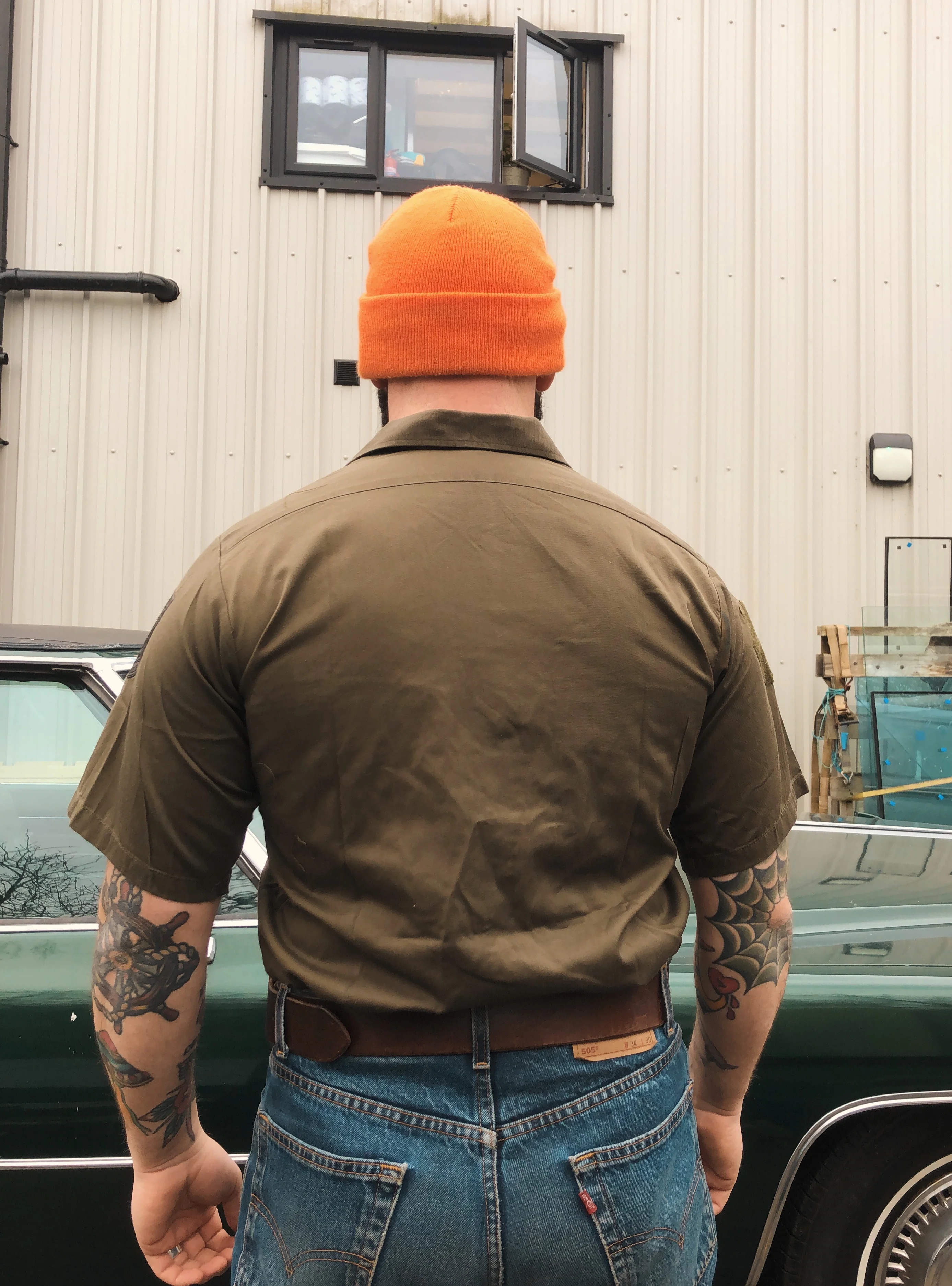 Austrian Military Lightweight Olive Green Short Sleeve Shirt - Image 8