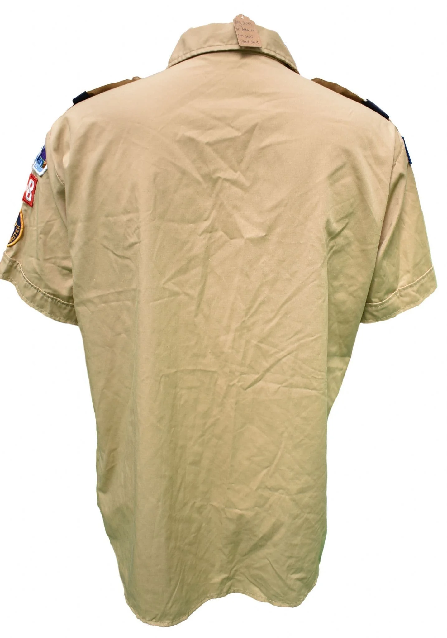 Boy Scouts Of America Tan Short Sleeved Shirt - Image 4