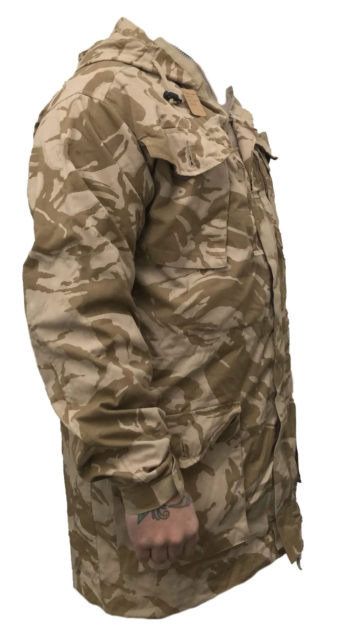 British Army Desert DPM Windproof Smock With Hood - Image 2