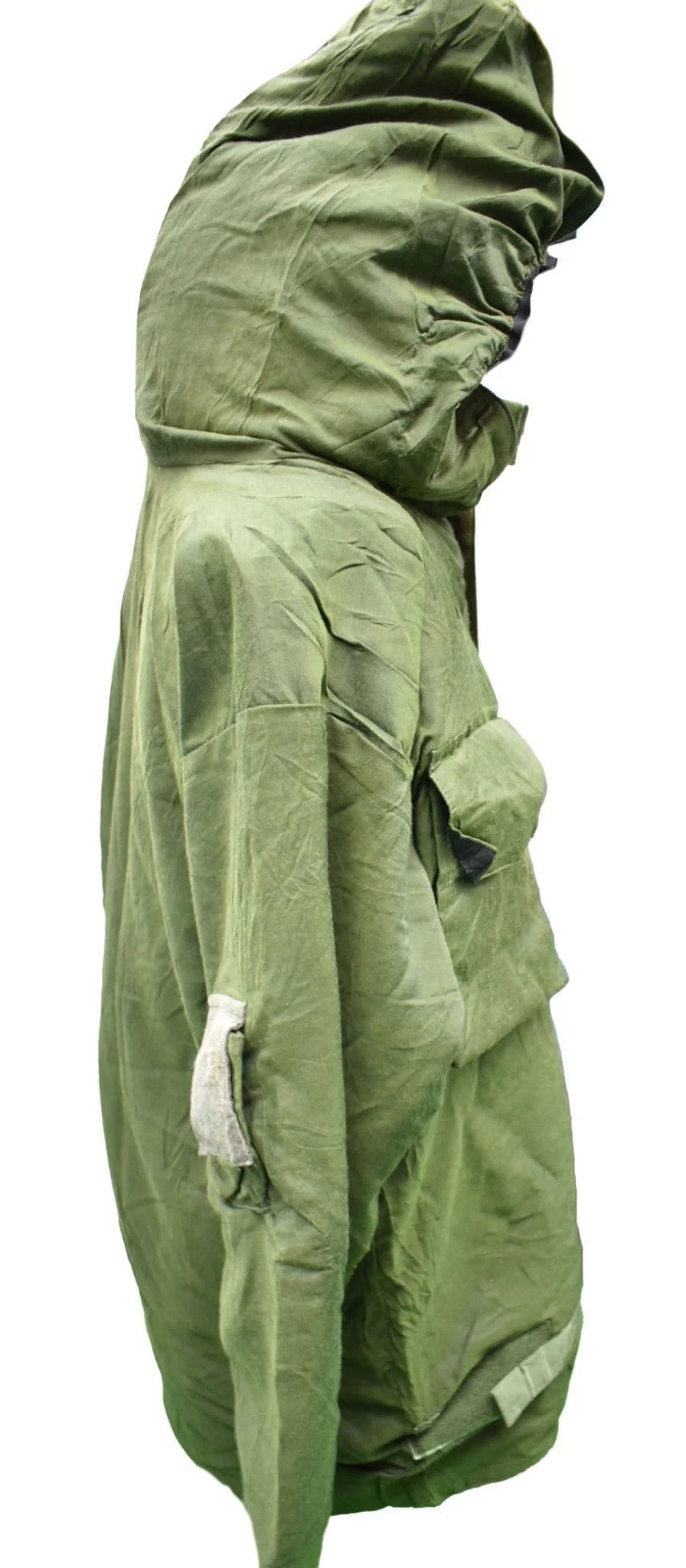 British Army Olive Suit Protective NBC Smock With Hood - Image 2