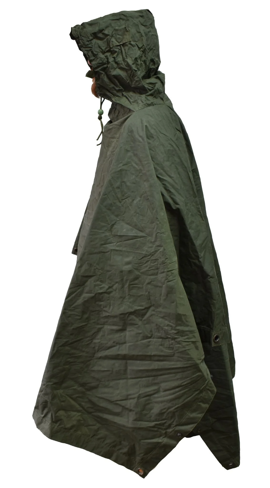 British Military 58" Olive Green Poncho - Image 2