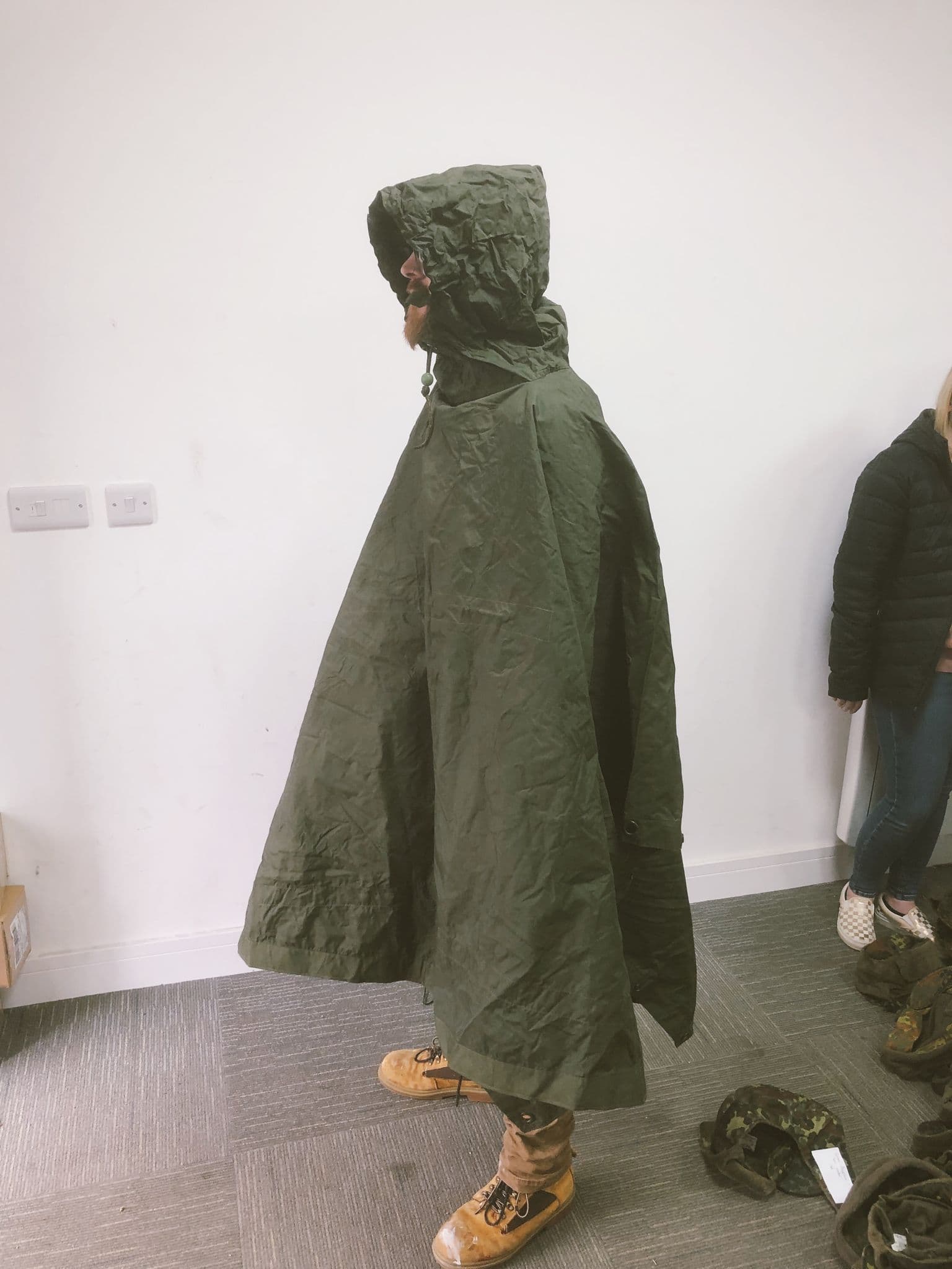 British Military 58" Olive Green Poncho - Image 4