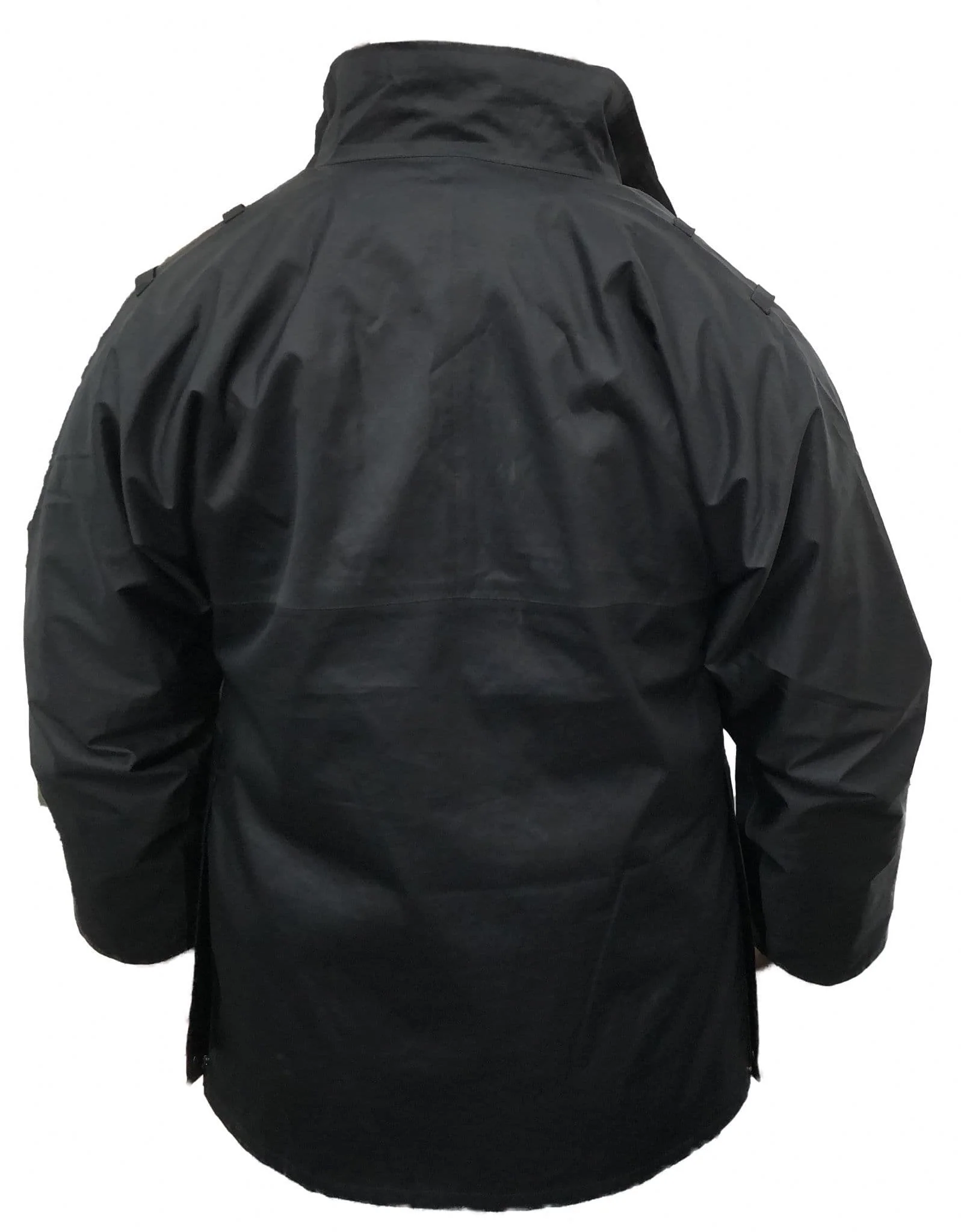 British Military Black Lightweight Waterproof Jacket - Style 16 - Image 3