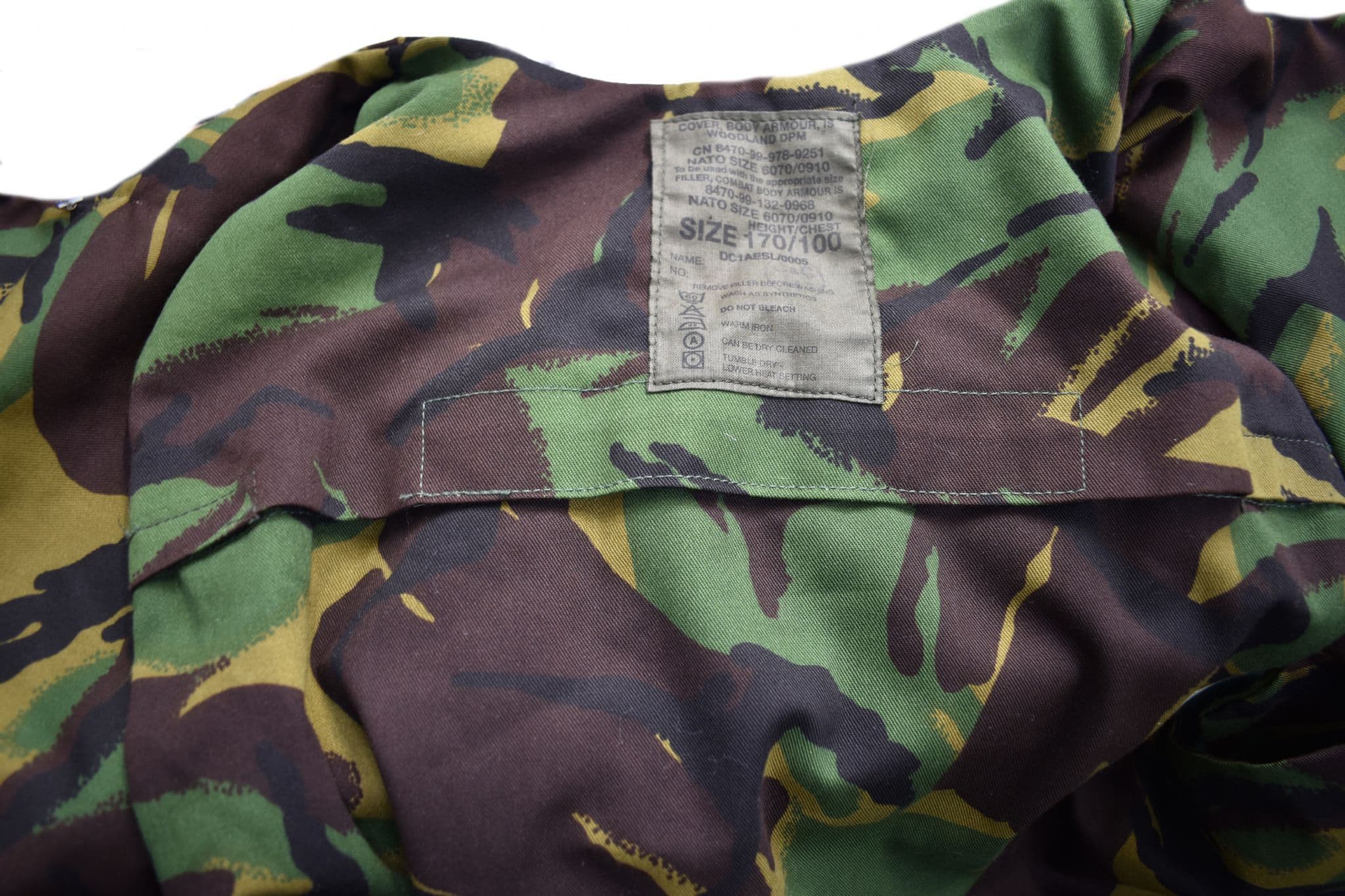 British Military Body Armour Cover Woodland DPM - Image 4