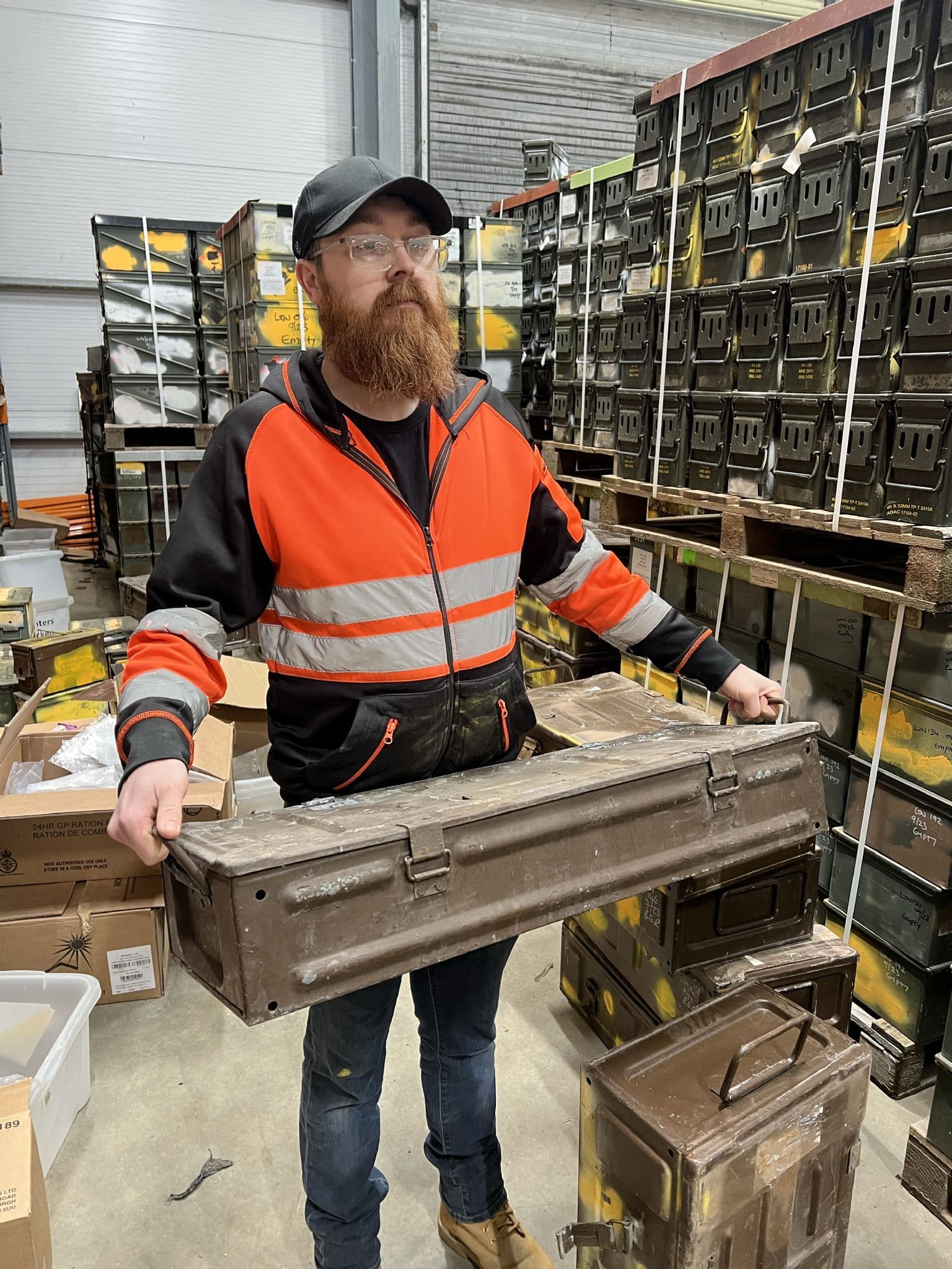 British Military C372 Extra Long Metal Ammo Box - Image 5
