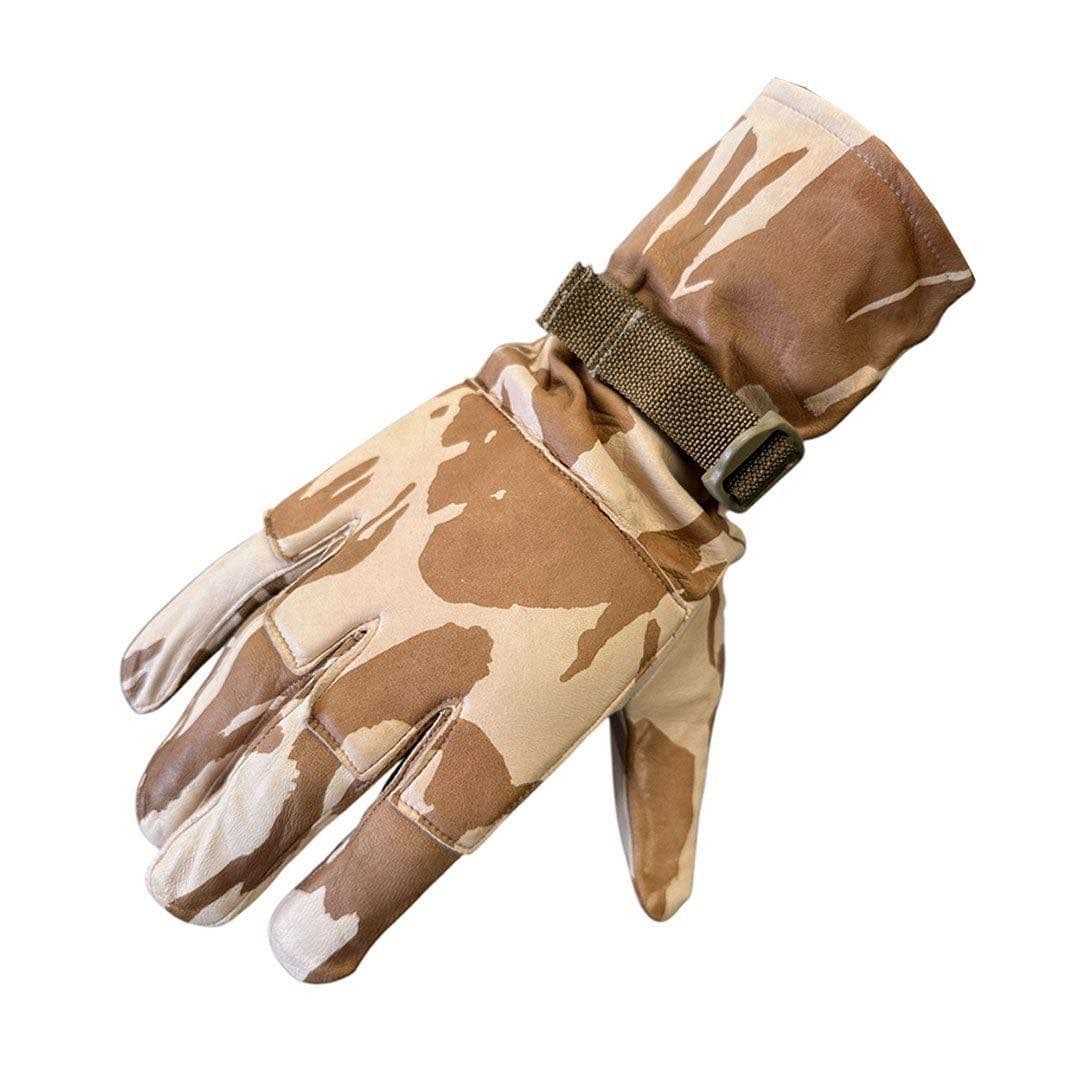 British Military Desert Warm Weather Leather Combat Gloves - Image 3