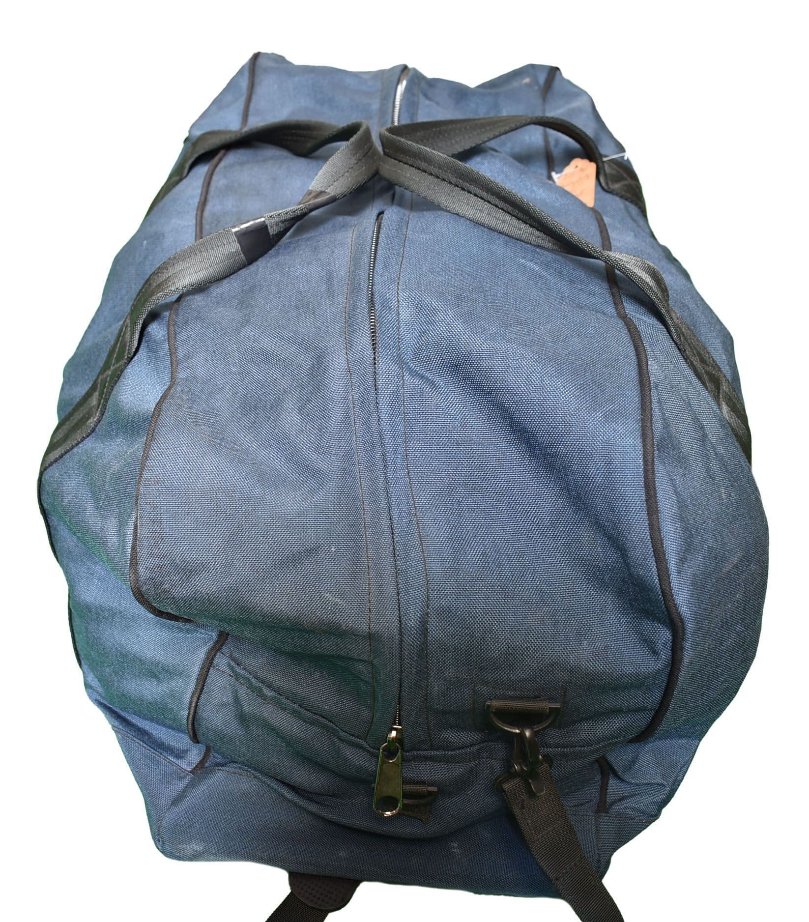 British Military Heavy Duty Canvas Holdall - Navy Blue - Image 2