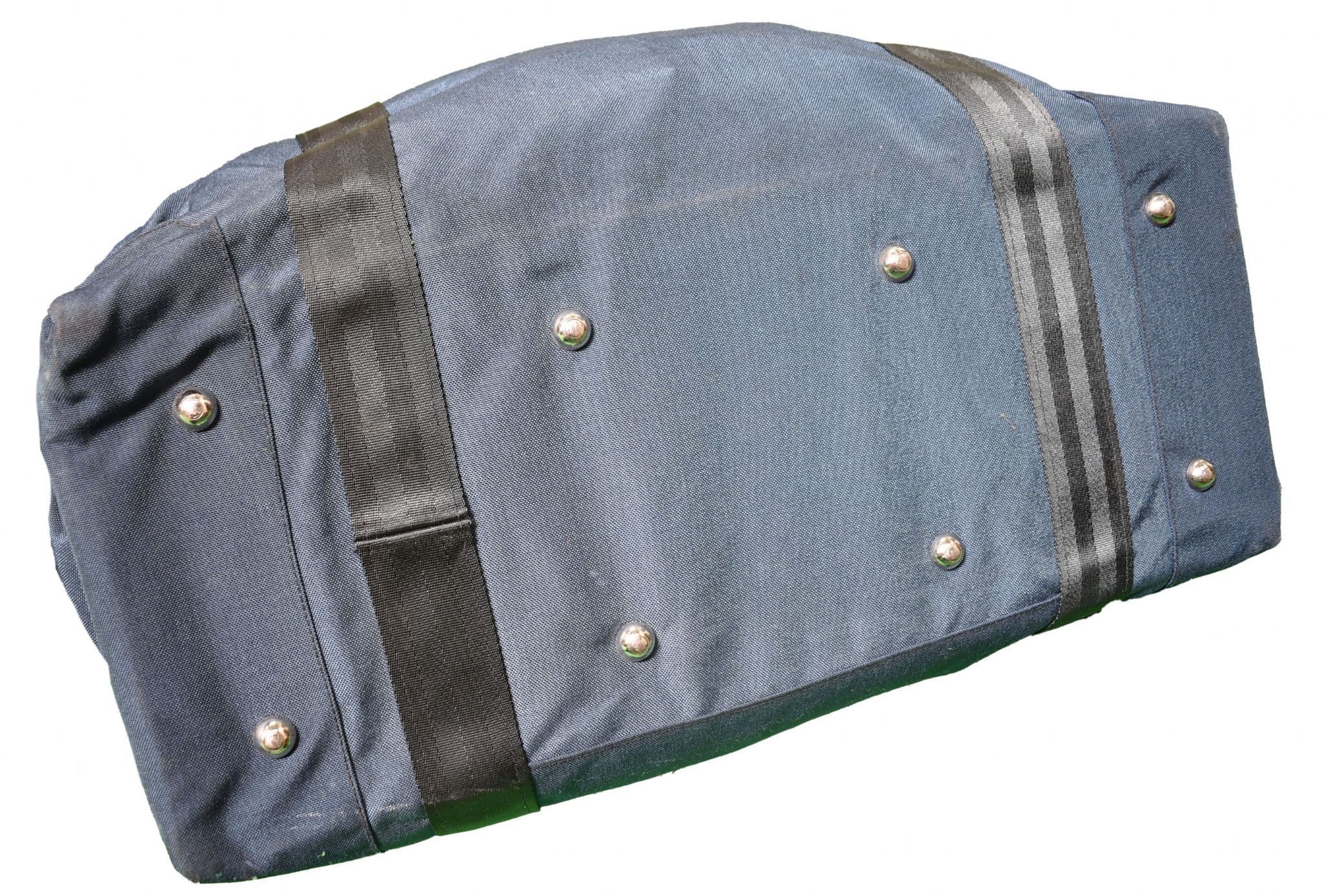 British Military Heavy Duty Canvas Holdall - Navy Blue - Image 4