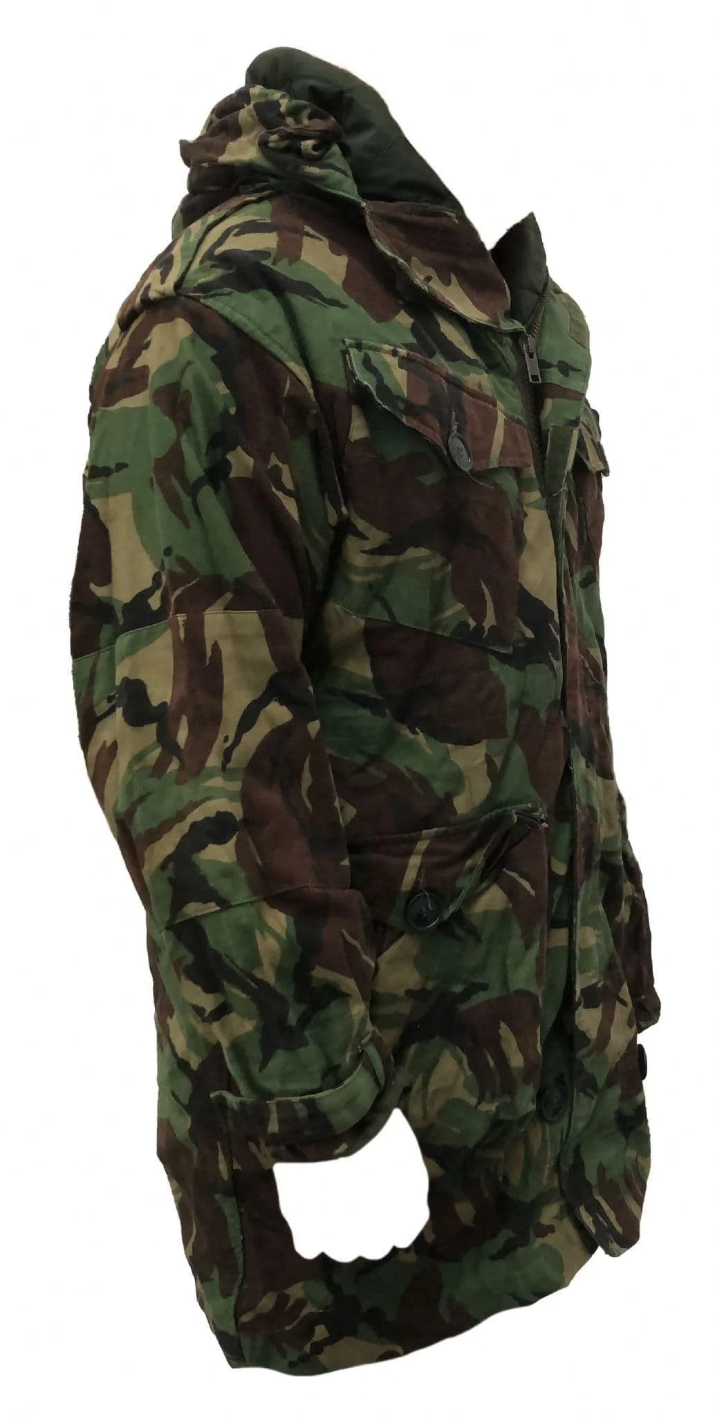 British Military Men's DPM Cold Weather Parka with Wire Hood - Image 2