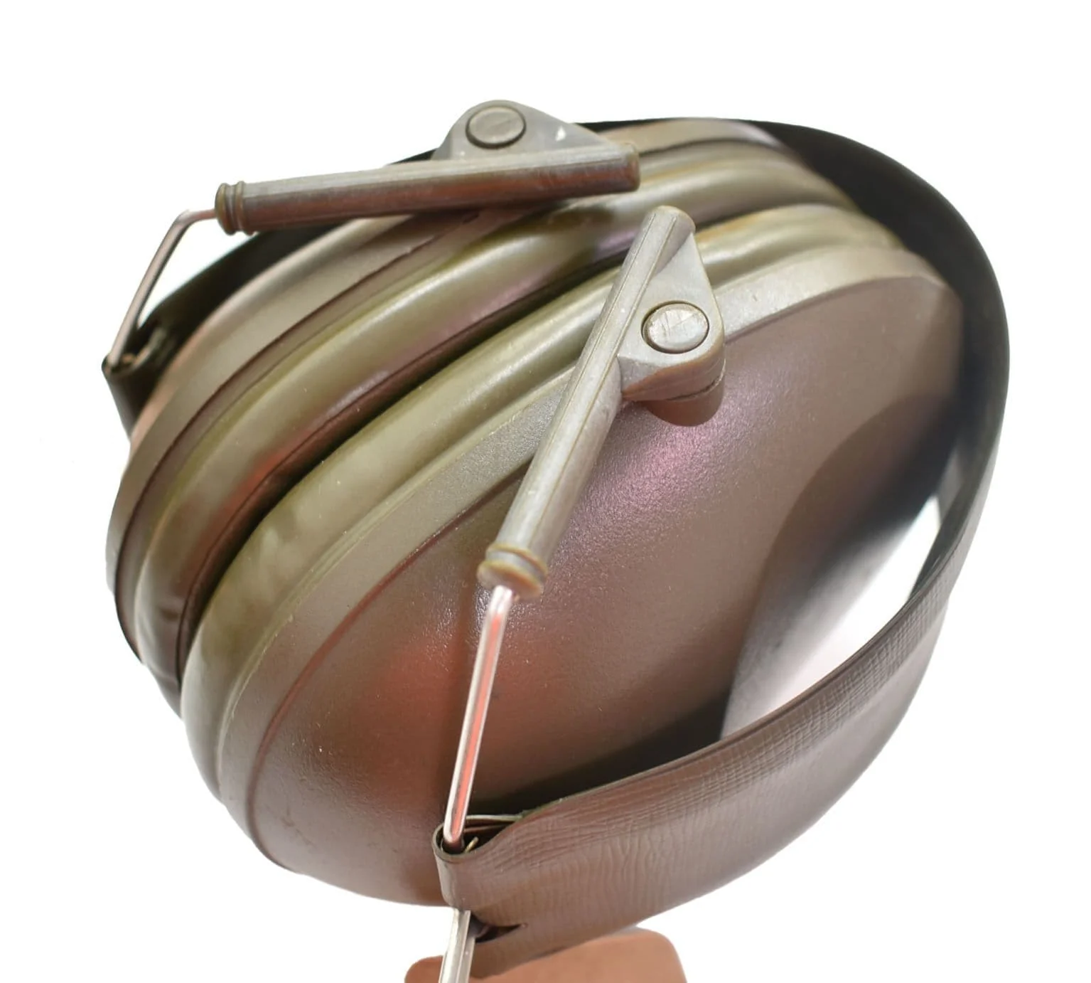 British Military Olive Peltor Ear Defenders - Image 4
