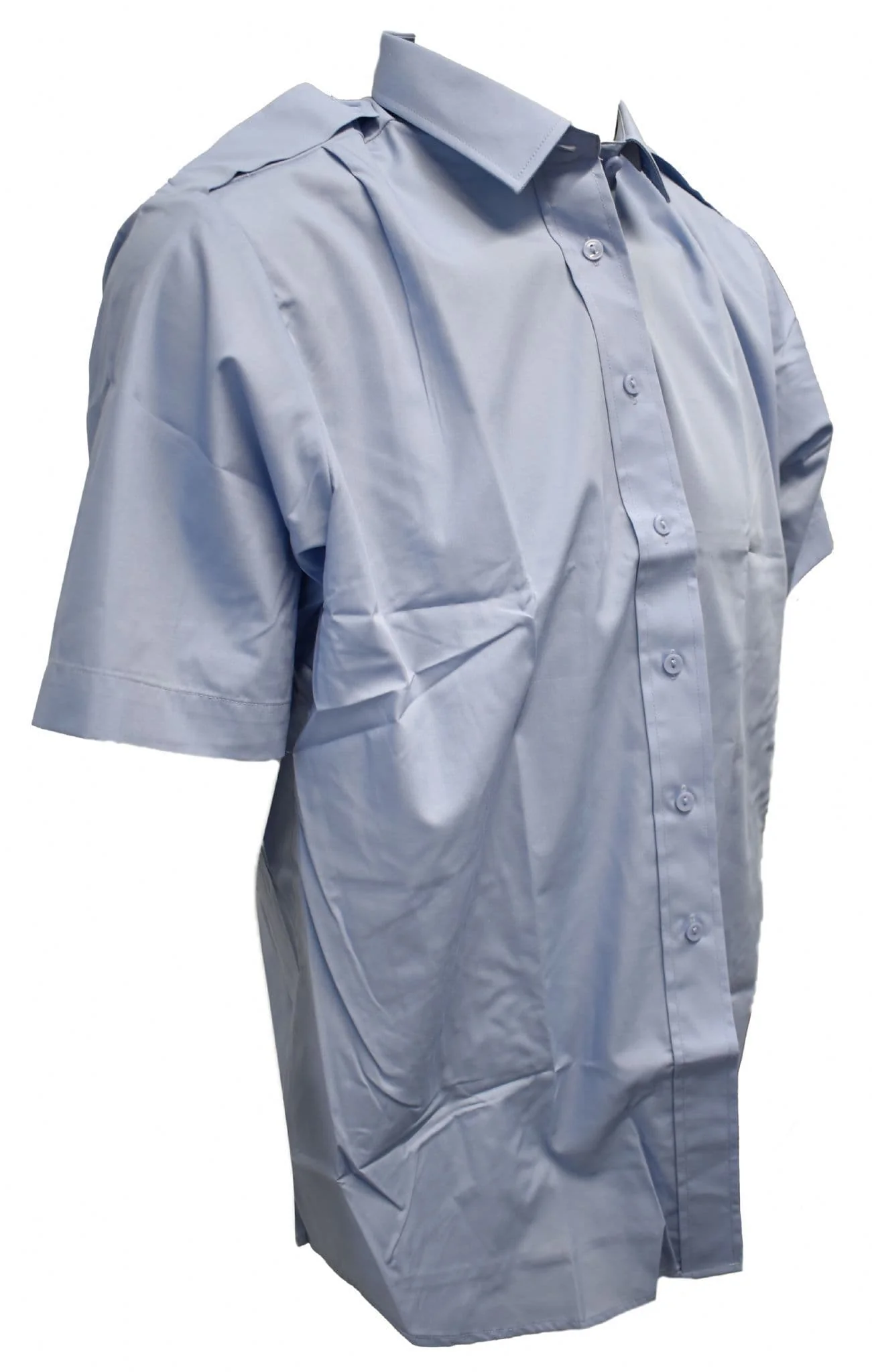 British Military RAF Women's Blue Short Sleeve Shirt - Image 2