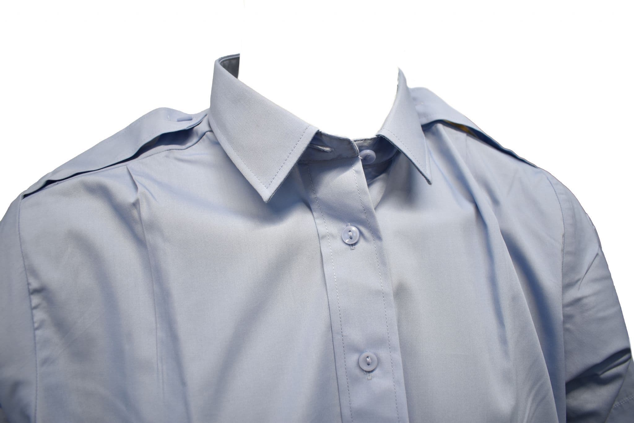 British Military RAF Women's Blue Short Sleeve Shirt - Image 3