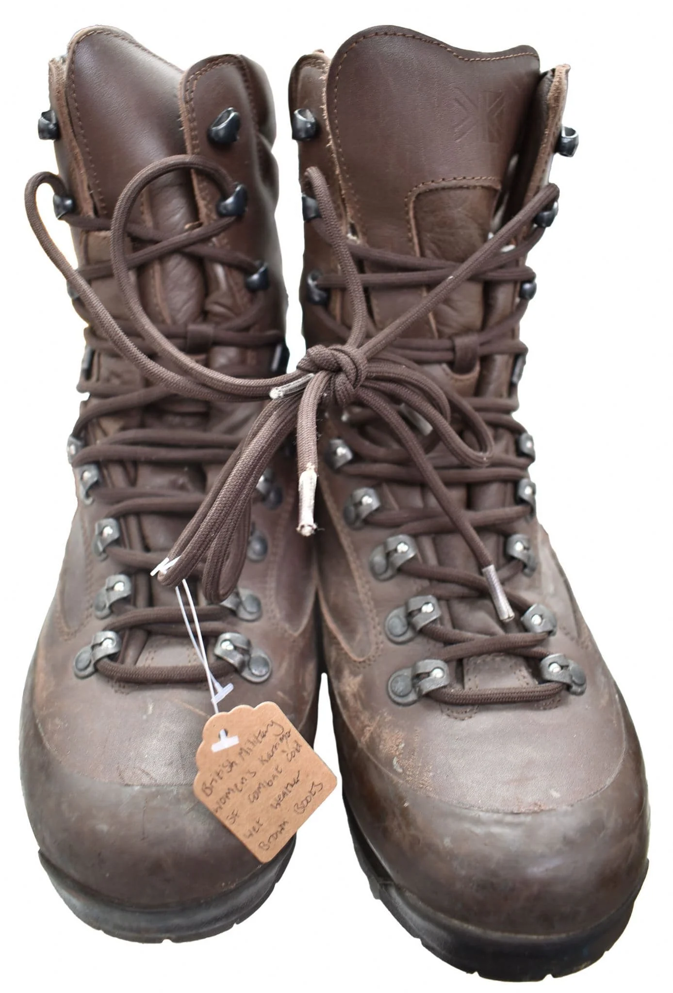 British Military Women's Karrimor SF Combat Cold Wet Weather Brown Boots - Image 3