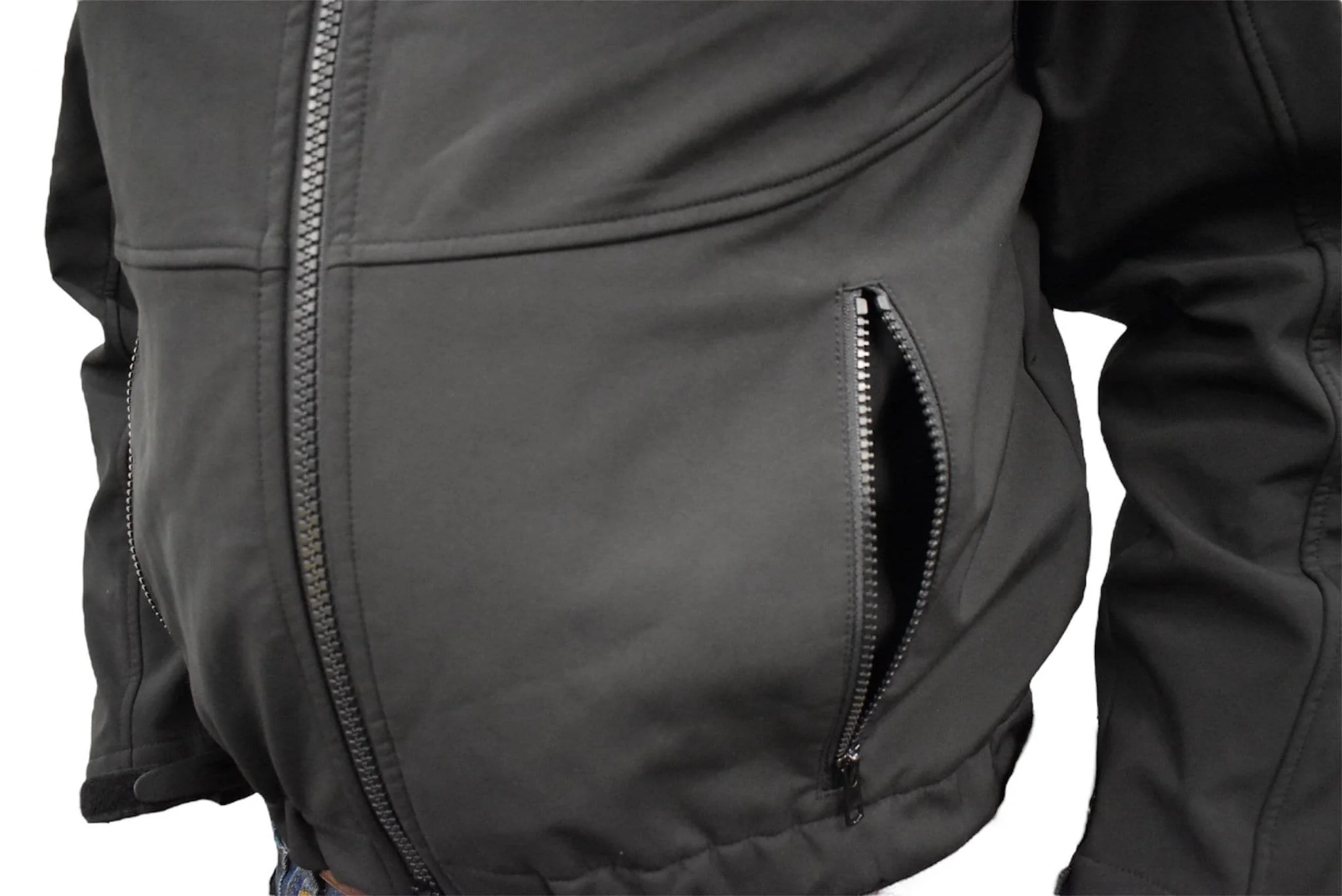 British Police Black Softshell Waterproof Jackets - Image 6