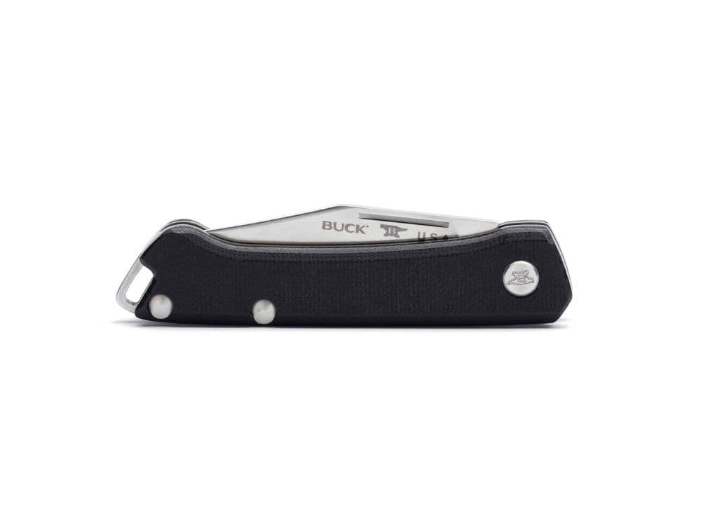 Buck 250 Saunter Clip Point Folding Knife - Black - UK EDC - Image 4