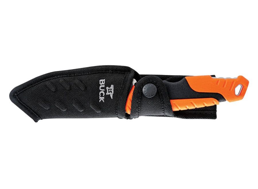 Buck 656 Large Pursuit Fixed Blade Knife - Orange/Black Pro - Image 2