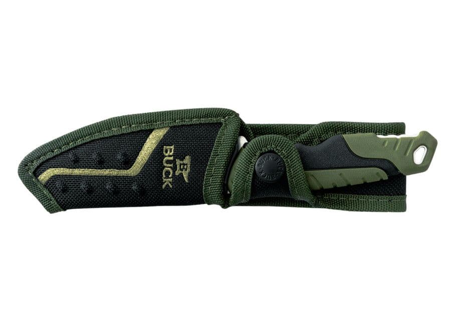 Buck 658 Small Pursuit Fixed Blade Knife - Green/Black - Image 2