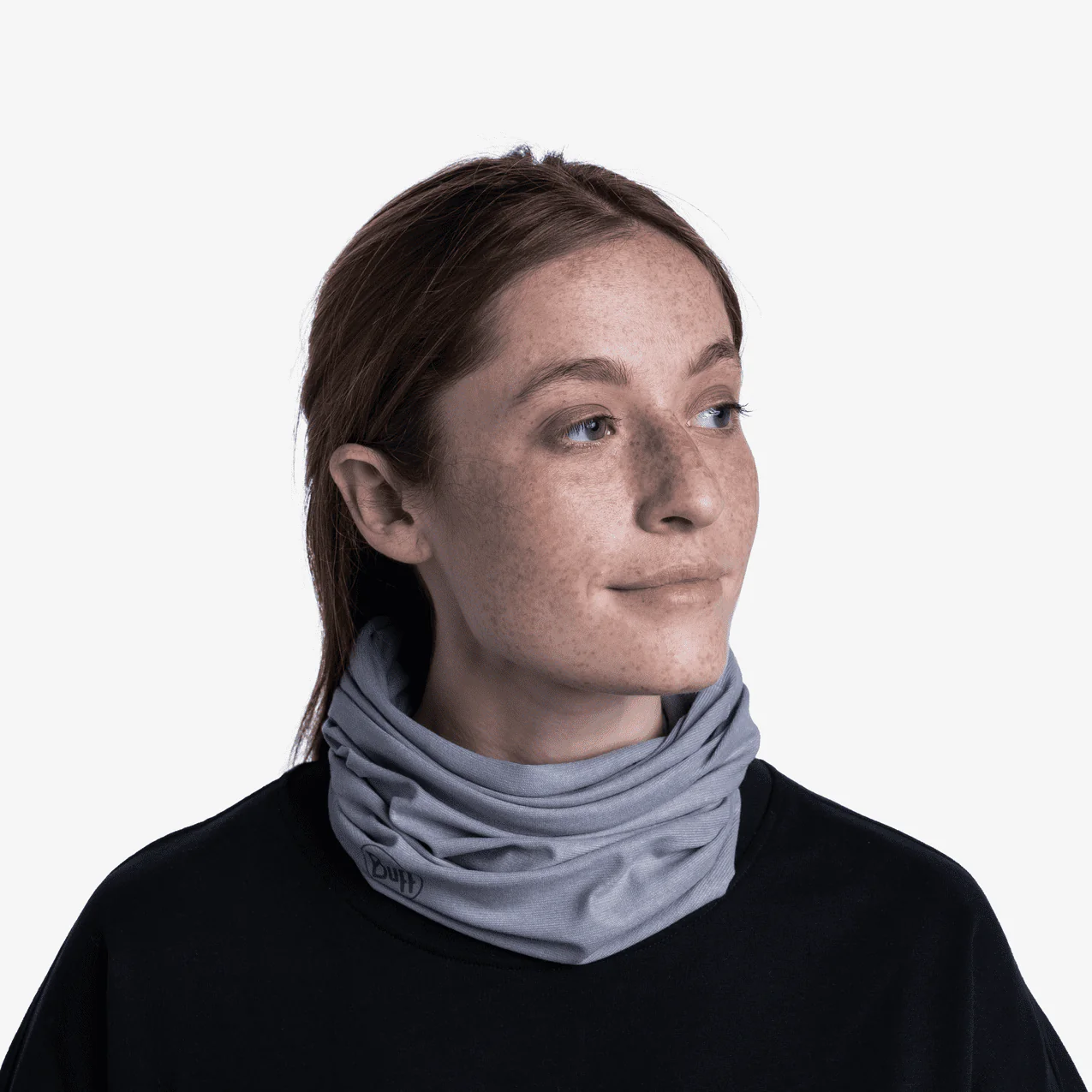 BUFF Original EcoStretch Neckwear - Solid Ash Grey - Image 3