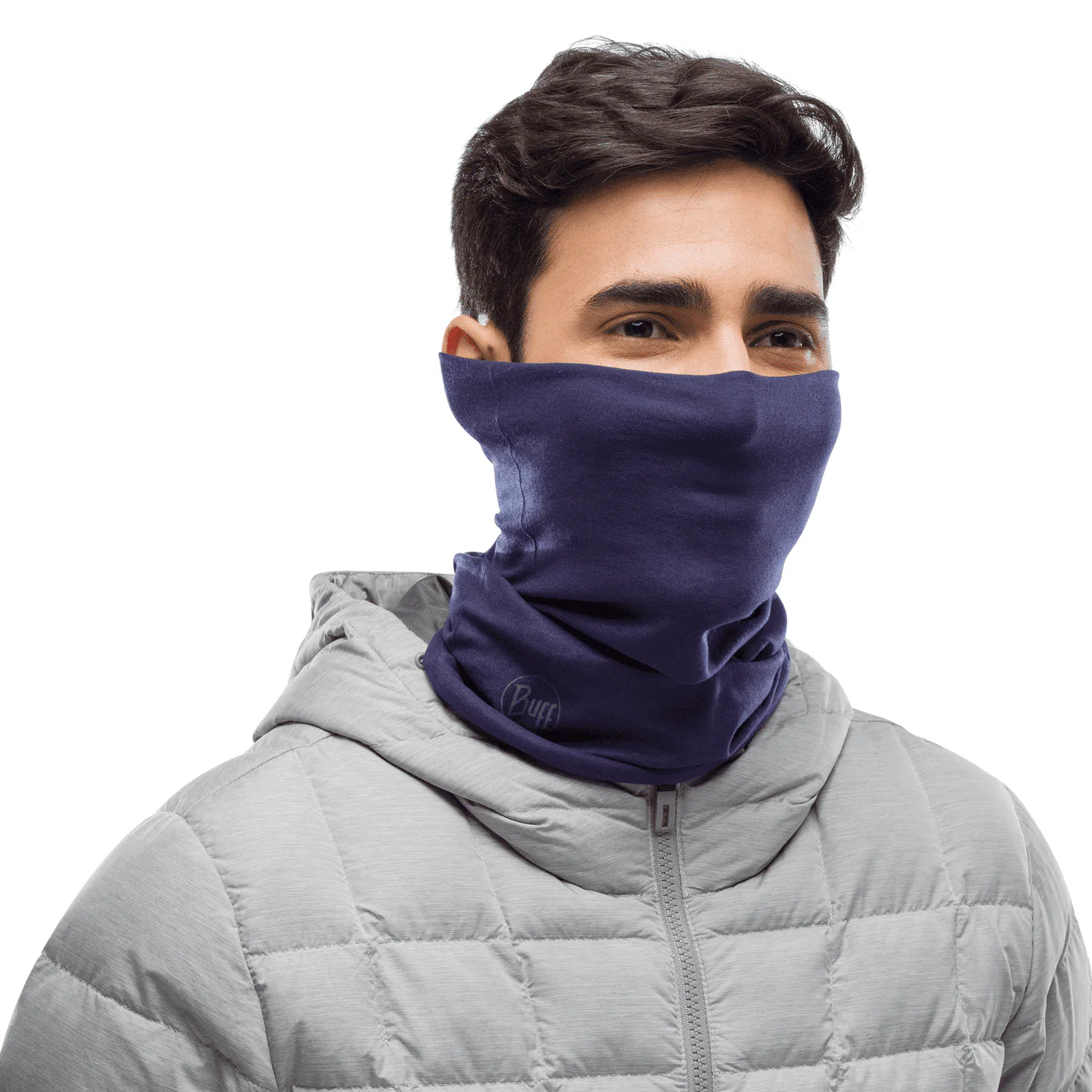 BUFF Original EcoStretch Neckwear - Solid Night Blue - Image 3