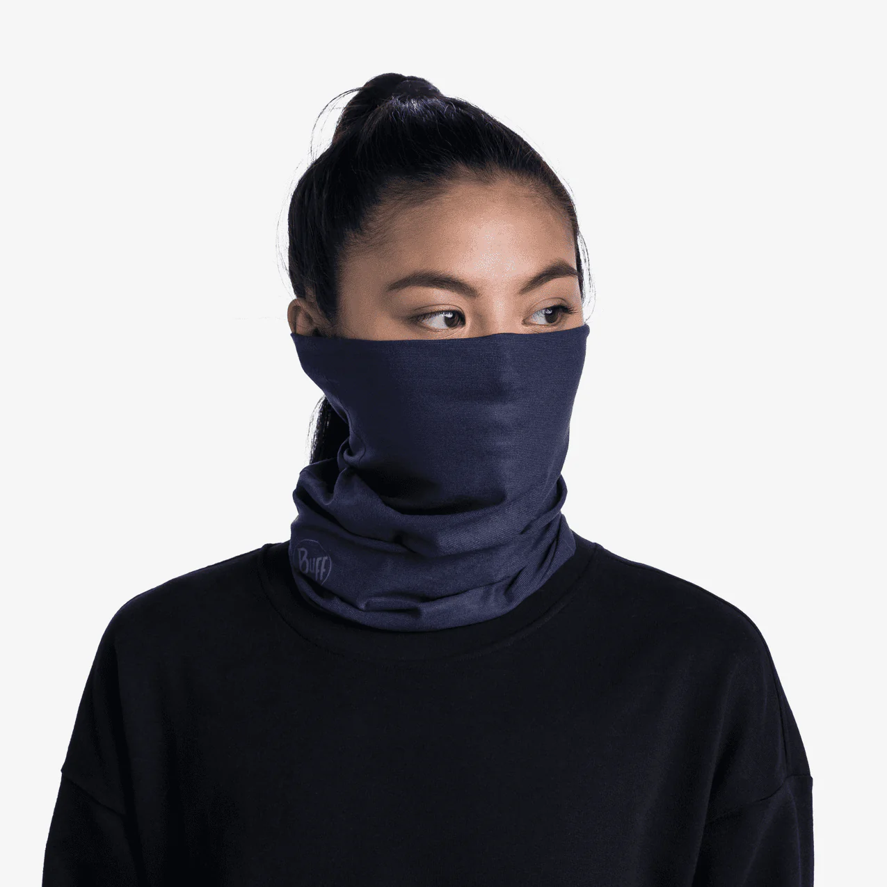 BUFF Original EcoStretch Neckwear - Solid Night Blue - Image 5