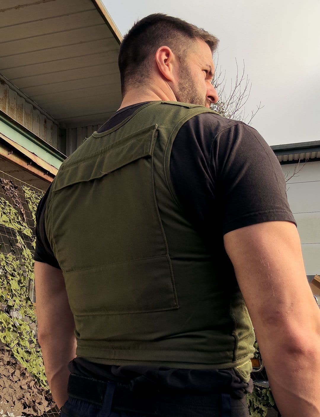 Civilian Overt Body Armour Cover - Olive - Grade 2 - Image 4