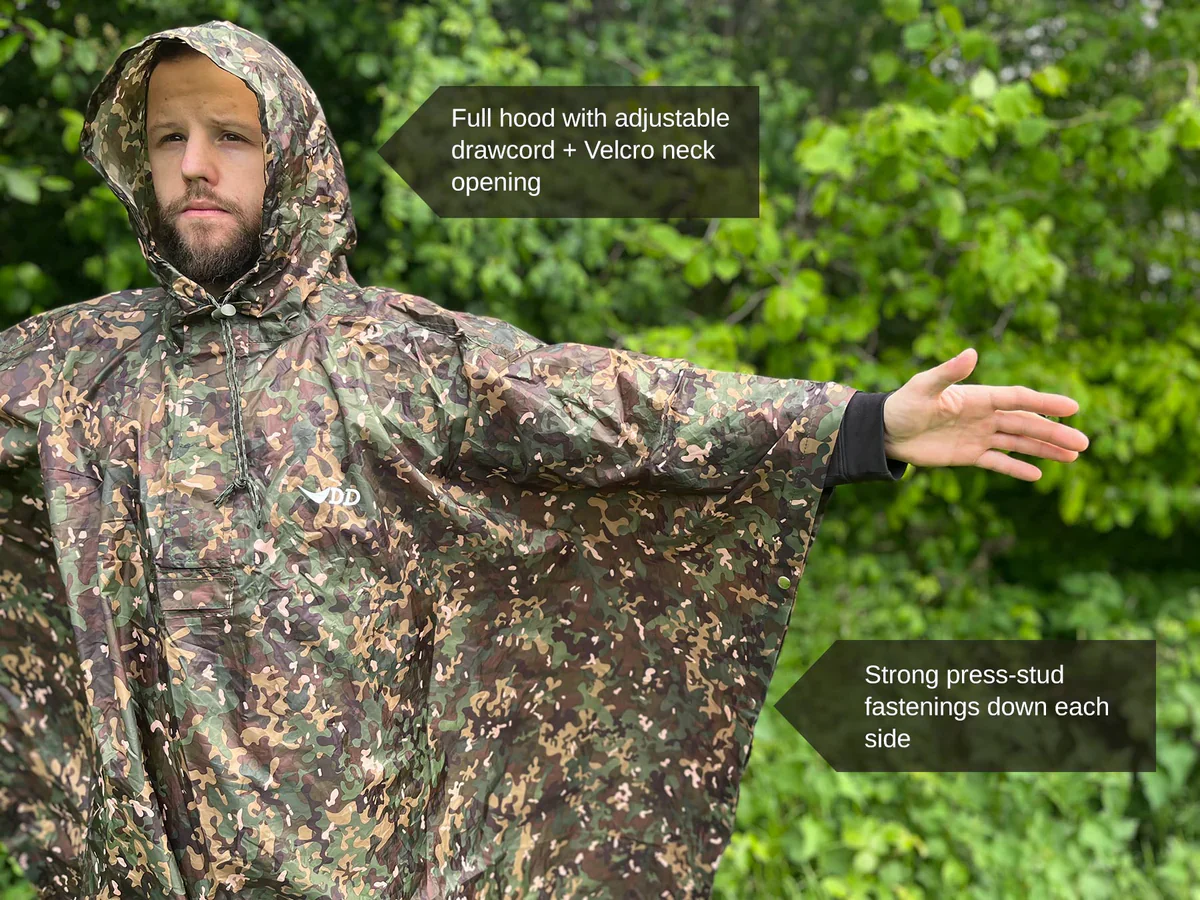 DD Hammocks Poncho Tarp MC - DD Hammocks - MTP - Image 10