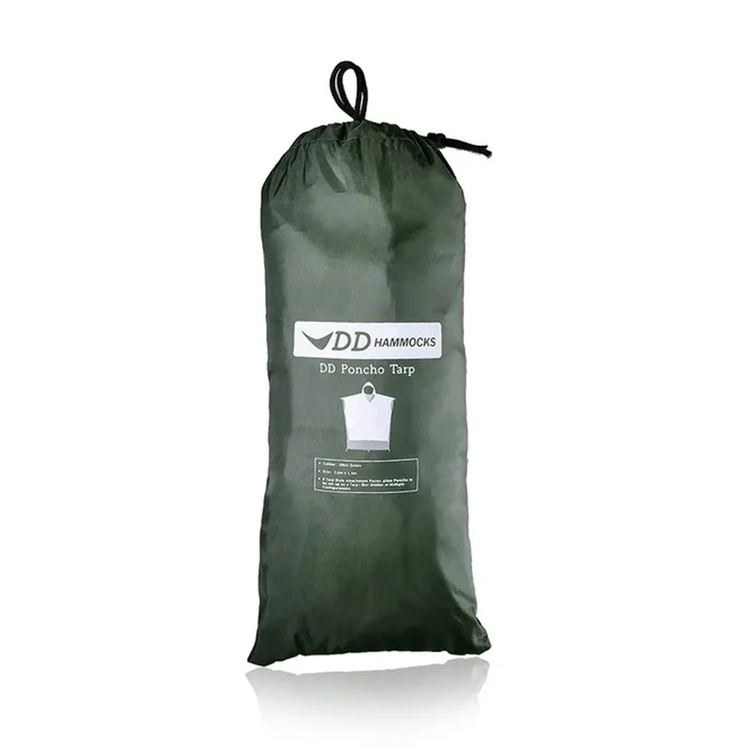 DD Hammocks Poncho Tarp - Olive Green - Image 2