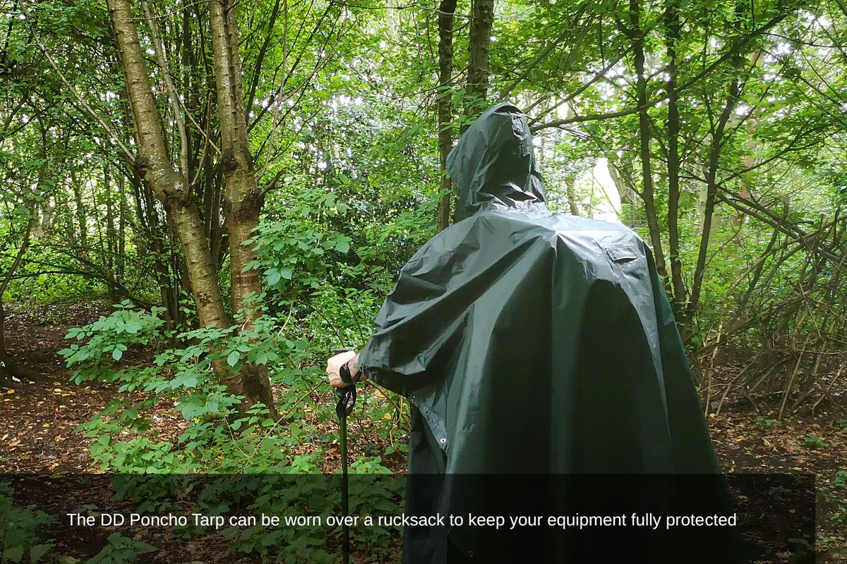 DD Hammocks Poncho Tarp - Olive Green - Image 9