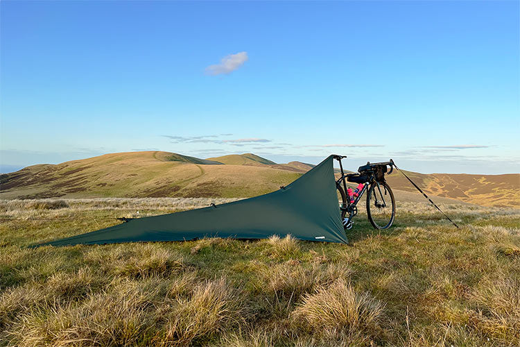 DD Hammocks SuperLight - Bikepacker Tarp - Olive Green - Image 9