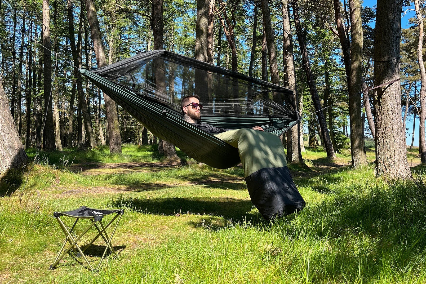 DD Hammocks SuperLight - Frontline Hammock - Olive Green - Image 10
