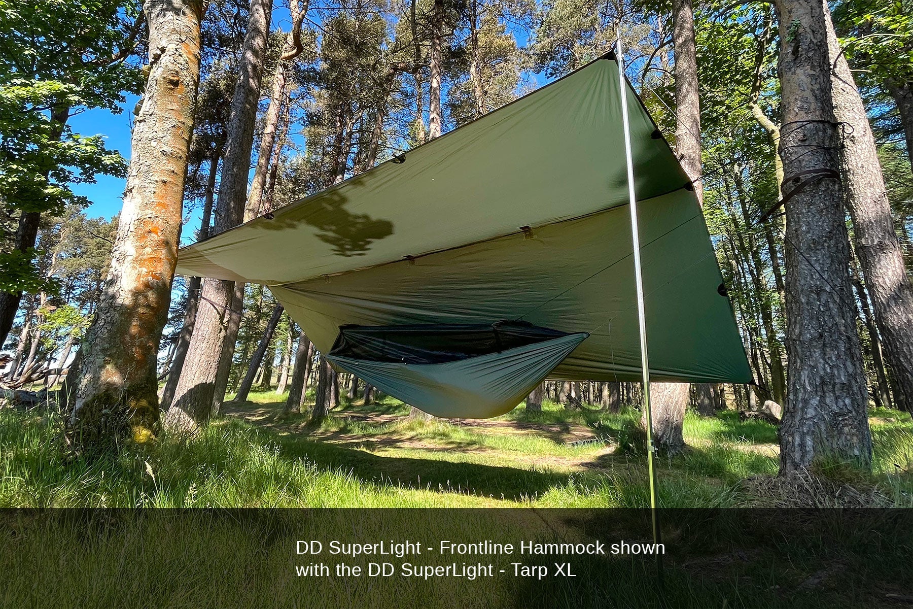 DD Hammocks SuperLight - Frontline Hammock - Olive Green - Image 11