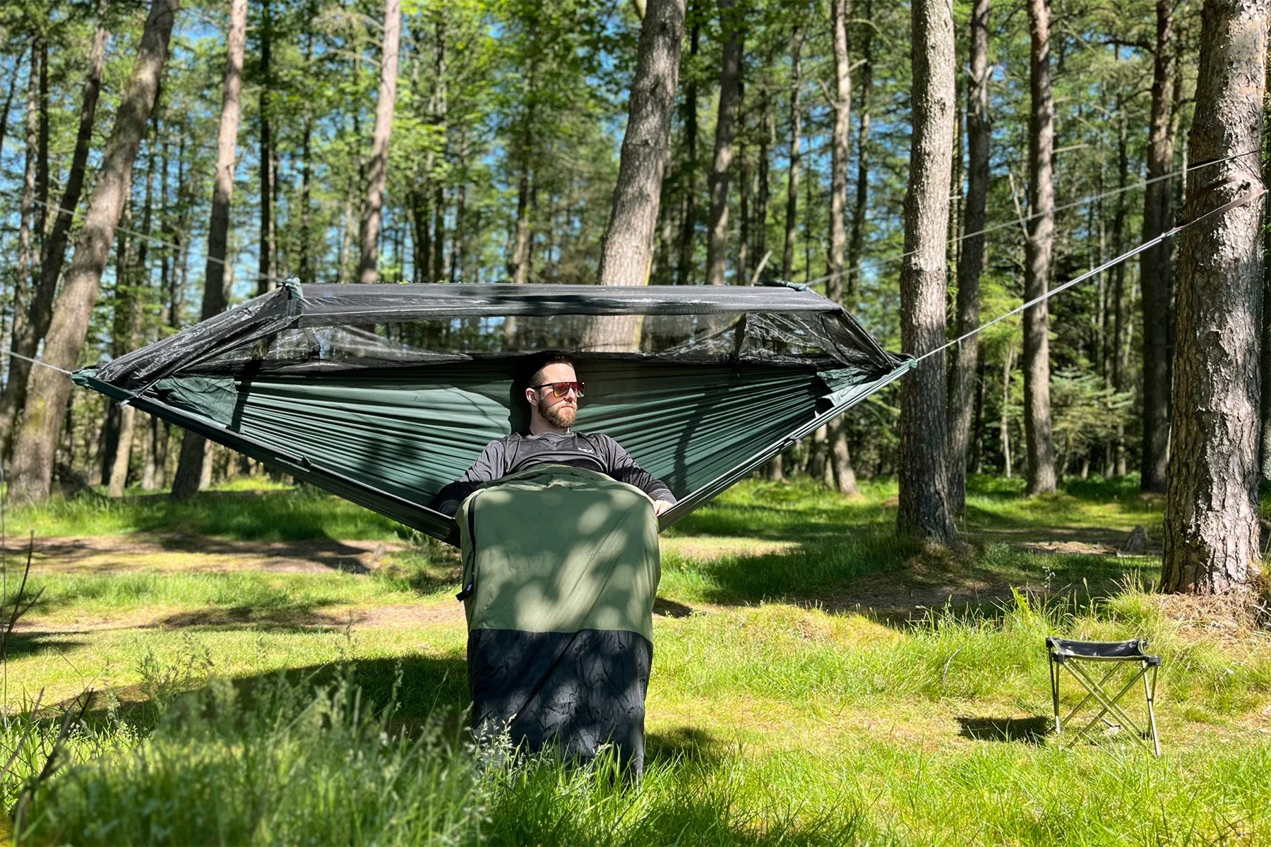 DD Hammocks SuperLight - Frontline Hammock - Olive Green - Image 9