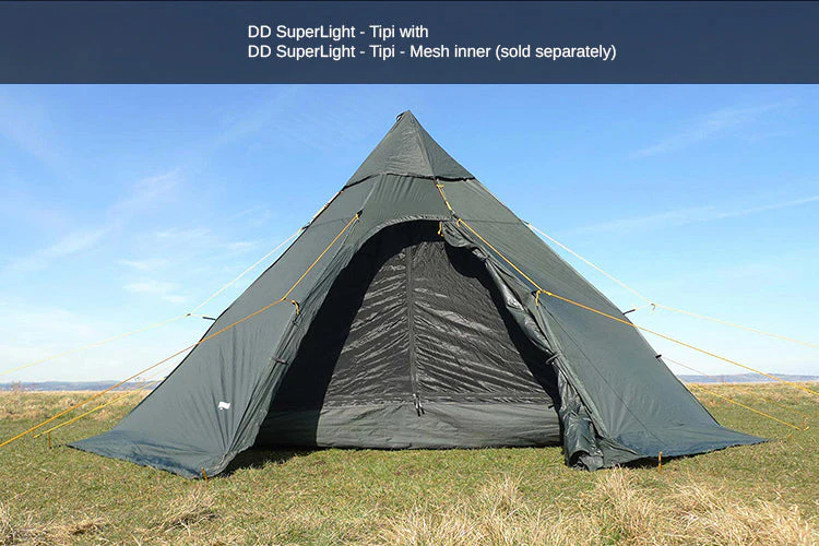 DD Hammocks SuperLight - Tipi - Mesh Inner - Image 14