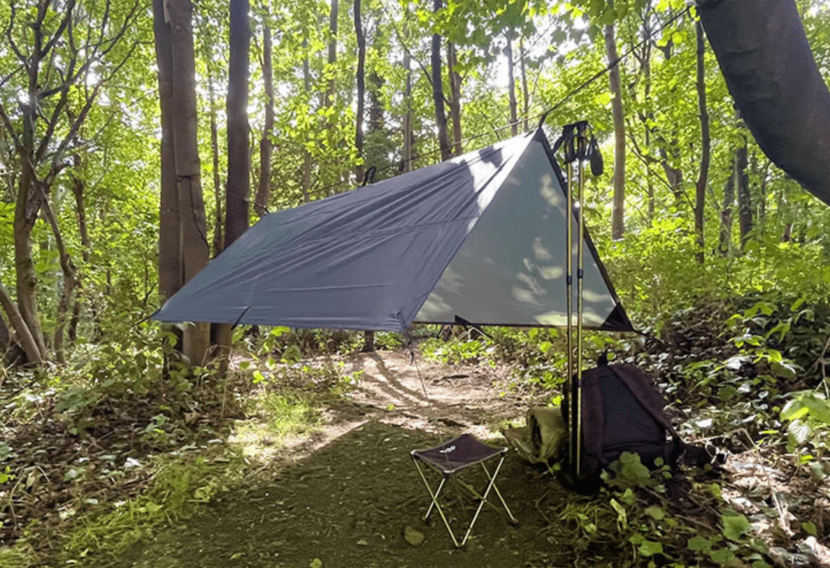 DD Hammocks Tarp 2 x 2m - Olive Green - Image 4