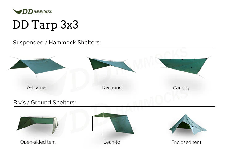 DD Hammocks Tarp 3x3m - Image 18