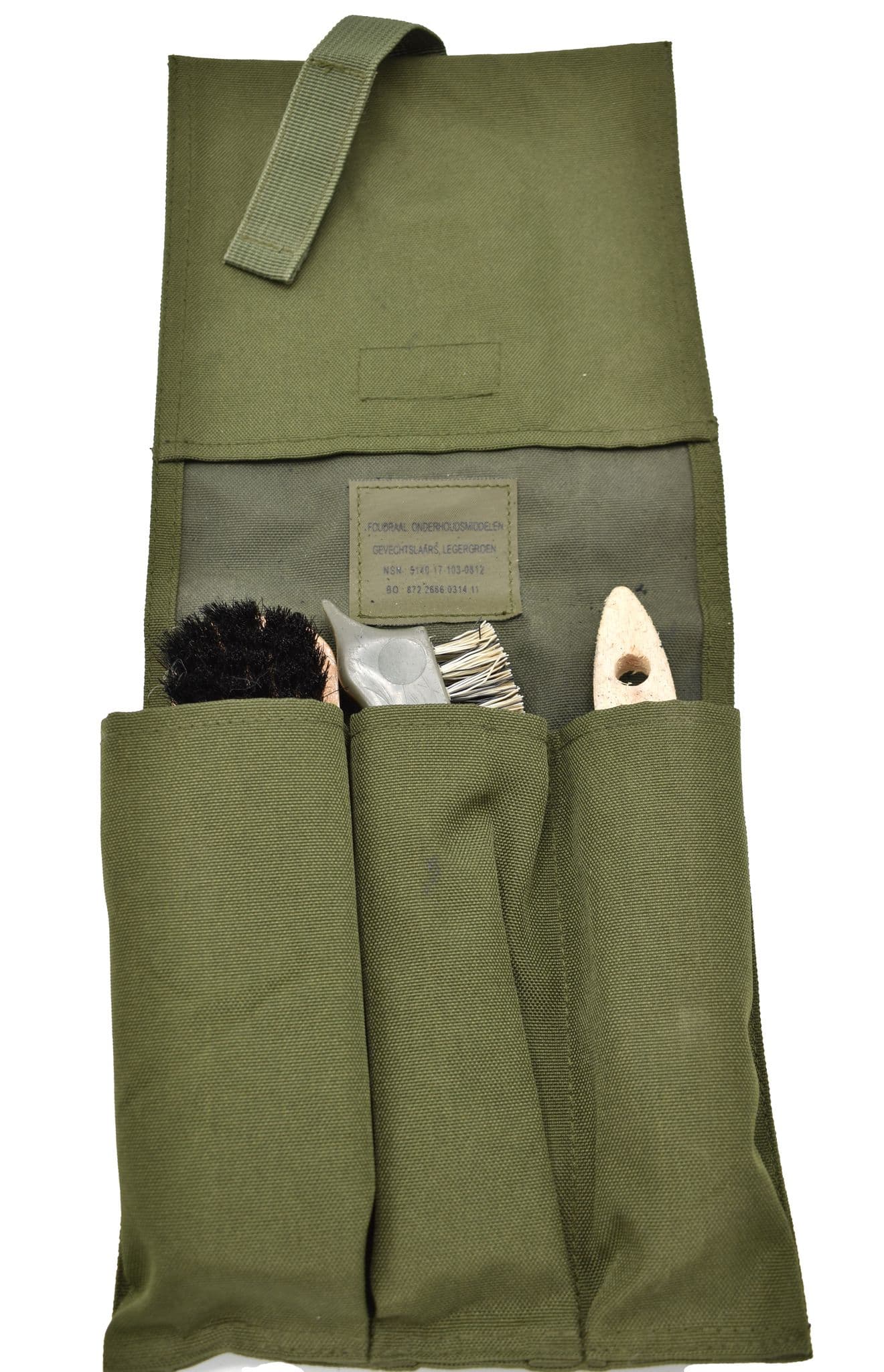 Dutch Military Three Piece Boot Cleaning Brush Kit - Image 3