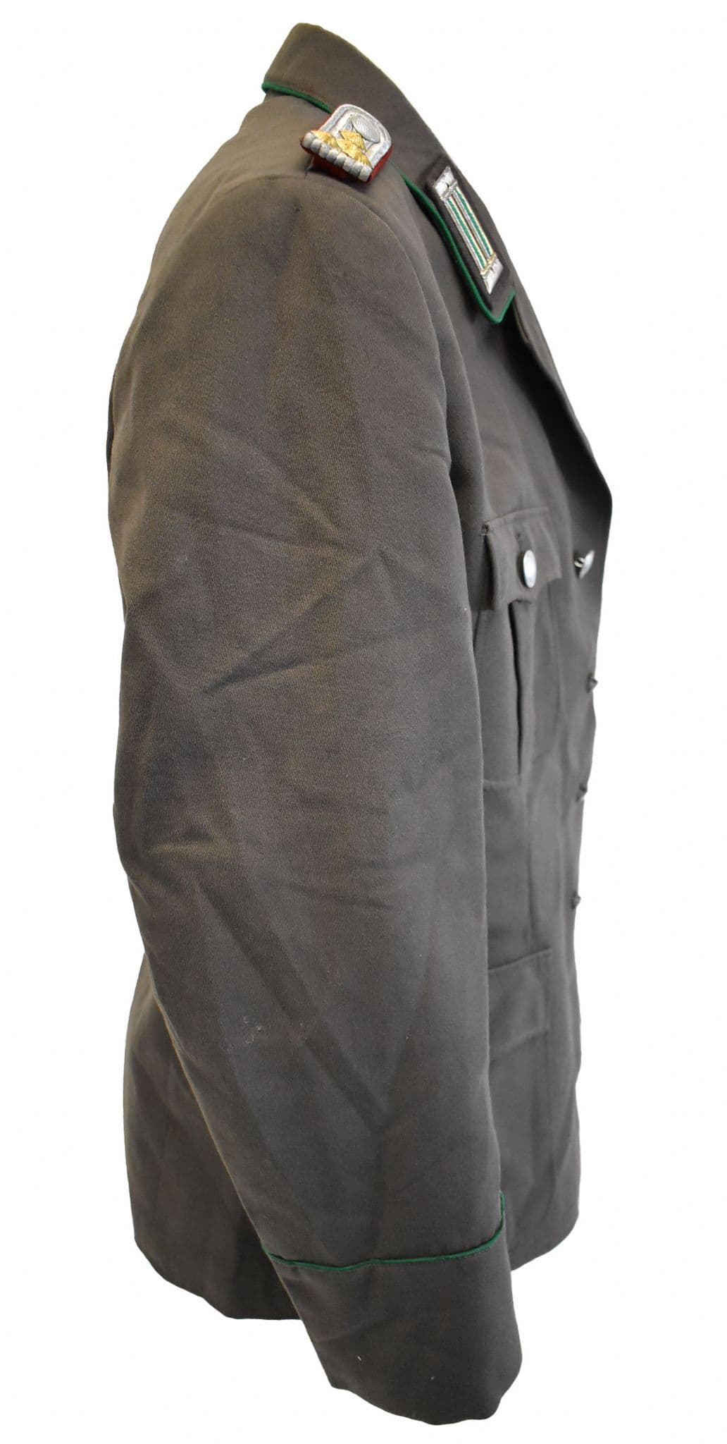 East German Army Border Guard Grey Uniform Dress Jacket - Image 4