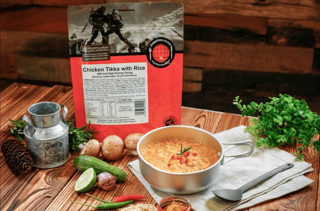 Expedition Foods Freeze Dried Meal Pouch - Chicken Tikka With Rice - Various Sizes - Image 9