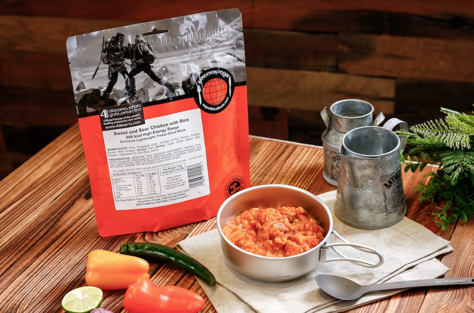 Expedition Foods Freeze Dried Meal Pouch - Sweet And Sour Chicken With Rice - Various Sizes - Image 9
