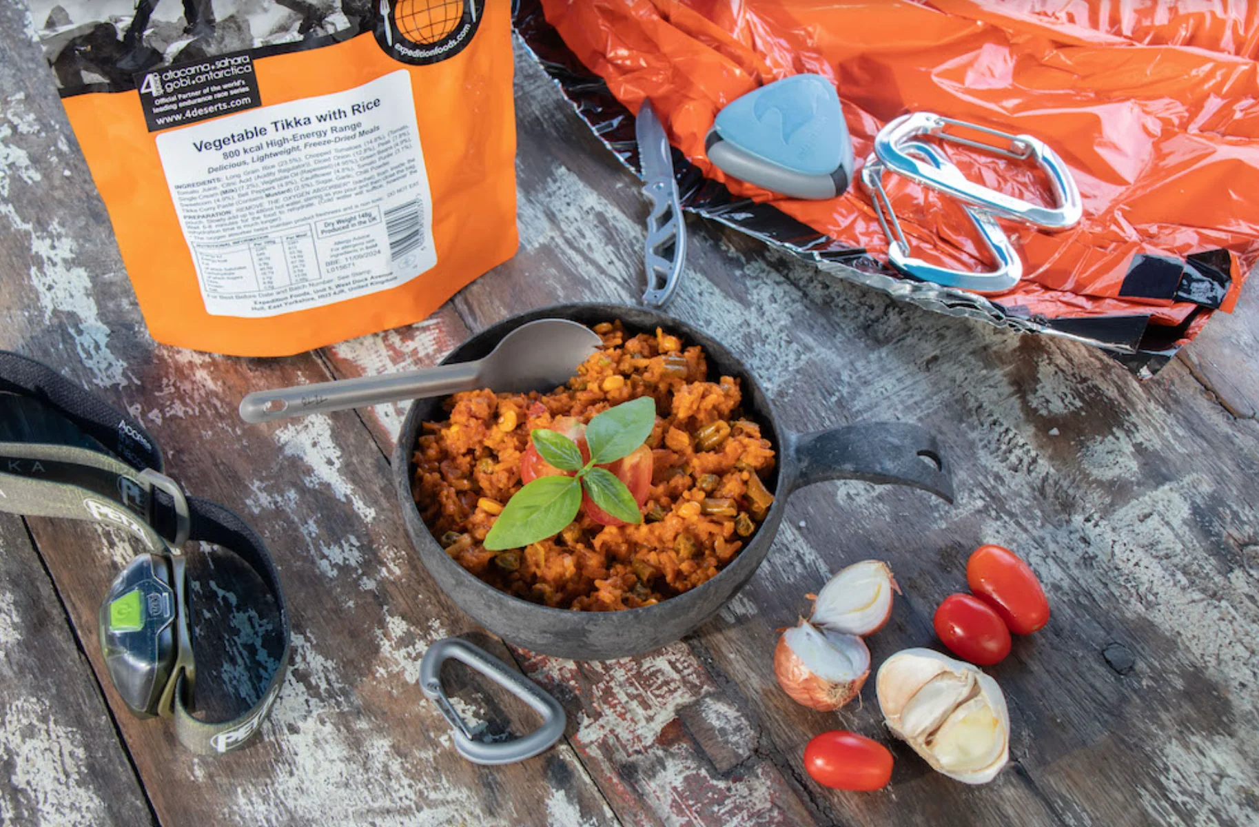 Expedition Foods Freeze Dried Meal Pouch - Vegetable Tikka With Rice - Various Sizes - Image 8