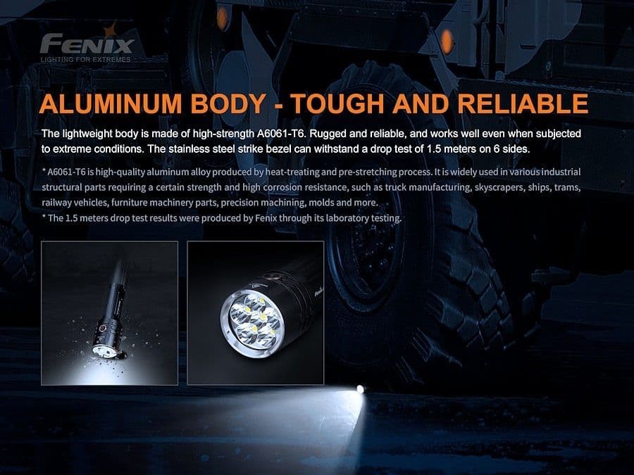 Fenix LR35R 10,000 Lumen Searchlight Torch - Image 8