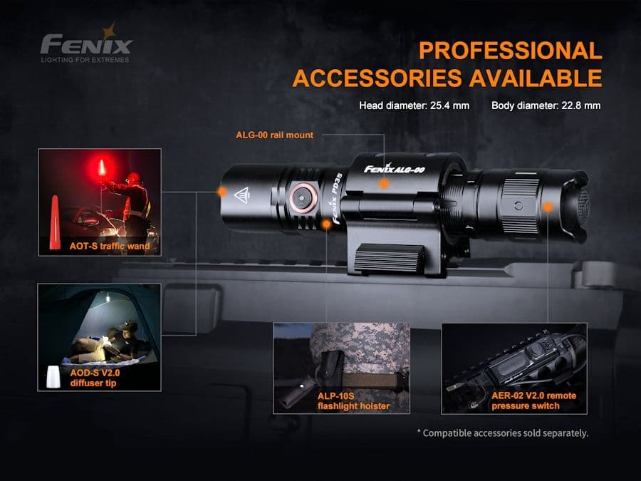 Fenix PD35 V3.0 1700 Lumen Torch & 2600U Battery - Image 16